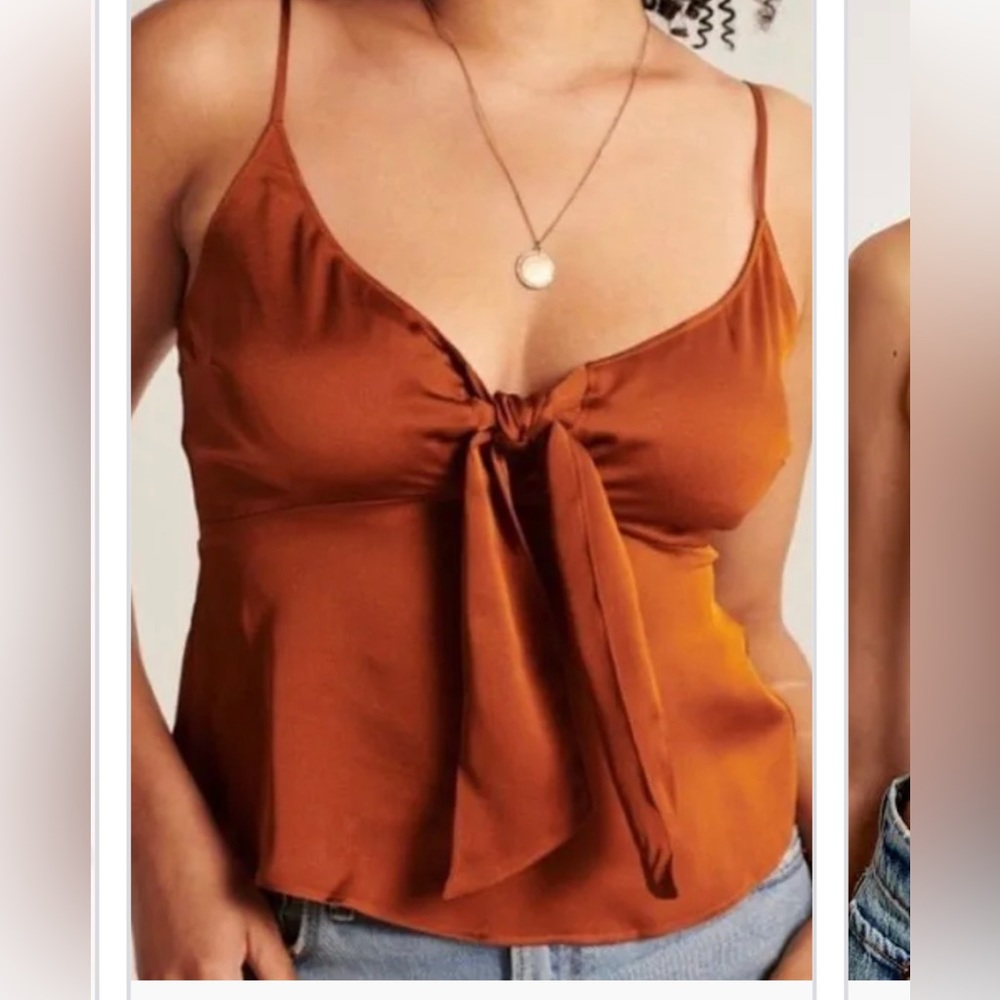 Satin Abercrombie Tank